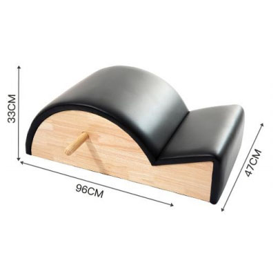 Thai Oak Standard-Size Pilates Reformer with Adjustable Foot Bar 