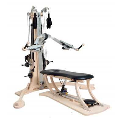 North American Maple Smart Multi-Functional Pilates Reformer with Integrated Accessories